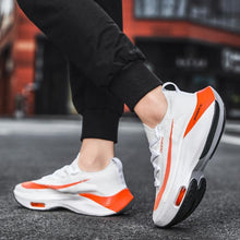 Load image into Gallery viewer, Mens Running Sneakers Luxury Mens Casual Shoes Trainer Race Off White Shoes Slip on Walking Casual Breathable Air Cushion Fashion Lightweight Sneakers