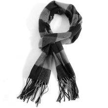 Load image into Gallery viewer, Men's Scarves Classic Arrival Winter Plaid Scarf Tassel Edge