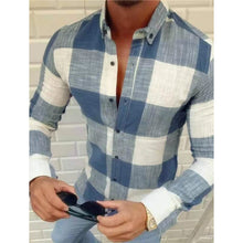 Load image into Gallery viewer, Men's Shirt Bishop Sleeve Collar Shirt