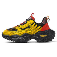 Load image into Gallery viewer, Mens Strong Casual Fashion Chunky Sneakers Height Increasing Spring Thick Sole Footwear Fashion High Quality Sneakers Slip on Walking Shoes High Top Casual Shoes For Men