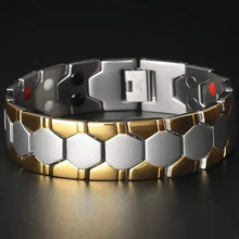 Load image into Gallery viewer, Men's Titanium Magnetic Bracelet 4-in-1 Energy