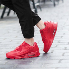 Load image into Gallery viewer, Mens Womens Luxury Sneakers Mesh Sports Casual Shoes Solid Lace-Up Outdoor Sports Sneakers Lace Up Unisex Walk Men's Air Athletic Running Shoes Fashion Sport Sneakers