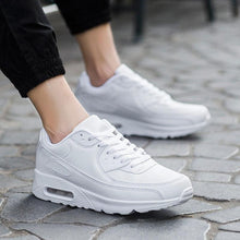 Load image into Gallery viewer, Mens Womens Luxury Sneakers Mesh Sports Casual Shoes Solid Lace-Up Outdoor Sports Sneakers Lace Up Unisex Walk Men's Air Athletic Running Shoes Fashion Sport Sneakers