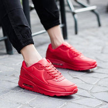 Load image into Gallery viewer, Mens Womens Luxury Sneakers Mesh Sports Casual Shoes Solid Lace-Up Outdoor Sports Sneakers Lace Up Unisex Walk Men's Air Athletic Running Shoes Fashion Sport Sneakers