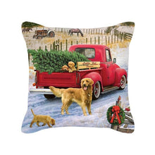 Load image into Gallery viewer, Merry Christmas Cushion Covers Snowman Christmas Santa Pillow Covers Santa Claus Pillow Covers Christmas Tree Santa Deer Printed Pillow Cover Home Decor Pillowcase For Couch 45X45CM