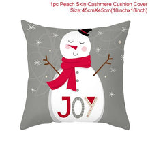 Load image into Gallery viewer, Merry Christmas Decoration Xmas Gift New Year For Home Reindeer Santa Claus Xmas Series Cushion Cover Case Pillow Custom Zippered Square Pillowcase Tree Cushion Cover Christmas Ornament