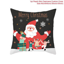 Load image into Gallery viewer, Merry Christmas Decoration Xmas Gift New Year For Home Reindeer Santa Claus Xmas Series Cushion Cover Case Pillow Custom Zippered Square Pillowcase Tree Cushion Cover Christmas Ornament
