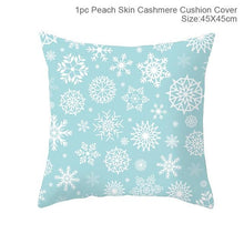 Load image into Gallery viewer, Merry Christmas Decoration Xmas Gift New Year For Home Reindeer Santa Claus Xmas Series Cushion Cover Case Pillow Custom Zippered Square Pillowcase Tree Cushion Cover Christmas Ornament