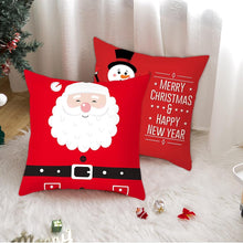 Load image into Gallery viewer, Merry Christmas Decoration Xmas Gift New Year For Home Reindeer Santa Claus Xmas Series Cushion Cover Case Pillow Custom Zippered Square Pillowcase Tree Cushion Cover Christmas Ornament