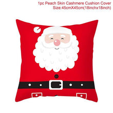 Load image into Gallery viewer, Merry Christmas Decoration Xmas Gift New Year For Home Reindeer Santa Claus Xmas Series Cushion Cover Case Pillow Custom Zippered Square Pillowcase Tree Cushion Cover Christmas Ornament