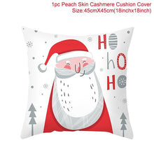 Load image into Gallery viewer, Merry Christmas Decoration Xmas Gift New Year For Home Reindeer Santa Claus Xmas Series Cushion Cover Case Pillow Custom Zippered Square Pillowcase Tree Cushion Cover Christmas Ornament