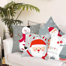 Load image into Gallery viewer, Merry Christmas Decoration Xmas Gift New Year For Home Reindeer Santa Claus Xmas Series Cushion Cover Case Pillow Custom Zippered Square Pillowcase Tree Cushion Cover Christmas Ornament