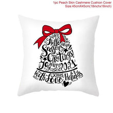Load image into Gallery viewer, Merry Christmas Decoration Xmas Gift New Year For Home Reindeer Santa Claus Xmas Series Cushion Cover Case Pillow Custom Zippered Square Pillowcase Tree Cushion Cover Christmas Ornament