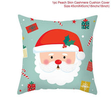 Load image into Gallery viewer, Merry Christmas Decoration Xmas Gift New Year For Home Reindeer Santa Claus Xmas Series Cushion Cover Case Pillow Custom Zippered Square Pillowcase Tree Cushion Cover Christmas Ornament