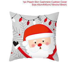 Load image into Gallery viewer, Merry Christmas Decoration Xmas Gift New Year For Home Reindeer Santa Claus Xmas Series Cushion Cover Case Pillow Custom Zippered Square Pillowcase Tree Cushion Cover Christmas Ornament