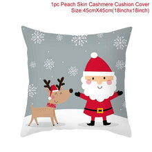 Load image into Gallery viewer, Merry Christmas Decoration Xmas Gift New Year For Home Reindeer Santa Claus Xmas Series Cushion Cover Case Pillow Custom Zippered Square Pillowcase Tree Cushion Cover Christmas Ornament