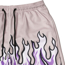 Load image into Gallery viewer, Mesh Breathable Men Shorts GYM Basketball Running Quick-Drying Shorts Baggy Flame Print Fashion Shorts Summer Shorts Basketball Running Quick-Drying Shorts Baggy Flame Print Shorts Summer Shorts