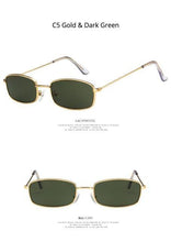 Load image into Gallery viewer, Metal Frame New Square Shape Sunglasses For Women & Men New Decent & Elegant Lens Mirror New Popular Shades For Ladies Sun Glasses