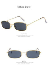 Load image into Gallery viewer, Metal Frame New Square Shape Sunglasses For Women & Men New Decent & Elegant Lens Mirror New Popular Shades For Ladies Sun Glasses