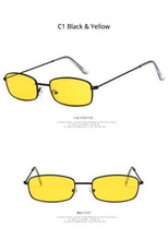 Load image into Gallery viewer, Metal Frame New Square Shape Sunglasses For Women & Men New Decent & Elegant Lens Mirror New Popular Shades For Ladies Sun Glasses