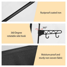 Load image into Gallery viewer, Metal Garment Rack Shoe Clothing Organizer Shelves