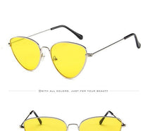 Load image into Gallery viewer, Metal Round Sunglasses Retro Design Sunglasses For Women New Cat Eye Glasses For Women New Popular Eyeglasses For Female Ladies Cat Eye Retro Sunglasses