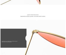 Load image into Gallery viewer, Metal Round Sunglasses Retro Design Sunglasses For Women New Cat Eye Glasses For Women New Popular Eyeglasses For Female Ladies Cat Eye Retro Sunglasses