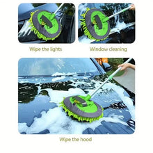 Load image into Gallery viewer, Microfiber Car Wash Brush Mop Kit