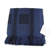 Load image into Gallery viewer, Military Arab Keffiyeh Shemagh Scarf Cotton Winter Shawl Neck Warmer Cover Head Wrap Windproof Tactical Camping Scarf Men Women Shemagh Keffiyeh Men Arab Kufiyah Keffiyeh Arabic Muslim Head Wrap Men Scarf Shawl