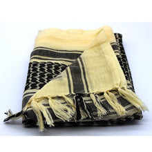 Load image into Gallery viewer, Military Arab Keffiyeh Shemagh Scarf Cotton Winter Shawl Neck Warmer Cover Head Wrap Windproof Tactical Camping Scarf Men Women Shemagh Keffiyeh Men Arab Kufiyah Keffiyeh Arabic Muslim Head Wrap Men Scarf Shawl