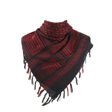 Load image into Gallery viewer, Military Arab Keffiyeh Shemagh Scarf Cotton Winter Shawl Neck Warmer Cover Head Wrap Windproof Tactical Camping Scarf Men Women Shemagh Keffiyeh Men Arab Kufiyah Keffiyeh Arabic Muslim Head Wrap Men Scarf Shawl