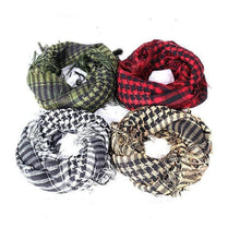 Load image into Gallery viewer, Military Scarves Shemagh Multifunction Tactical cotton head Scarf square Arabic Keffiyeh Wrap Bandana Women Men Scarf Shawl Wrap Pattern of Arab Shemagh Keffiyeh Men Arab Kufiyah Keffiyeh Arabic Muslim Head Wrap