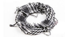 Load image into Gallery viewer, Military Scarves Shemagh Multifunction Tactical cotton head Scarf square Arabic Keffiyeh Wrap Bandana Women Men Scarf Shawl Wrap Pattern of Arab Shemagh Keffiyeh Men Arab Kufiyah Keffiyeh Arabic Muslim Head Wrap