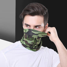 Load image into Gallery viewer, Military Tactical Balaclava Men Camouflage Hiking Scarf Ski Cycling Face Mask Tubular Camping Hunting Neck Gaiter Cover Camouflage Bandana Motorcycle Bike Riding Protection Headscarf Camping Hiking Protective Face Camo Scarf Shemagh