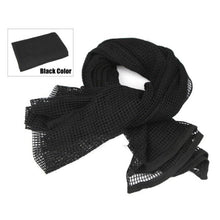 Load image into Gallery viewer, Military Tactical Scarf Camouflage Mesh Neck Scarf Keffiyeh Sniper Face Scarf Shemagh Head Wrap for Outdoor Camping Hunting Men Tactical Military Keffiyeh Net Mesh Neck Scarf Scrim Veil Shemagh Head Wrap Face Scarf Bandana Outfit Headband