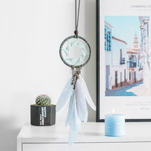 Load image into Gallery viewer, Mini 38cm Dream Catchers Hanging Room Decoration Indian Style Feathers Pendants Bag Key Chains Wind Chimes Wall Decor Native American Handmade For Bedroom Car & Wall Hanging Decoration Ornaments Dream Catchers For Girls Boys Room