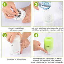 Load image into Gallery viewer, Mini Cool Mist Humidifier with 7 Color LED Lights