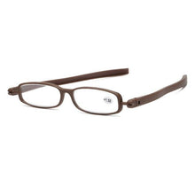 Load image into Gallery viewer, Mini Design Reading Glasses For Men Women Rotating Small Oval Presbyopia Eyewear Portable Unisex Reader Eyeglasses Mini Compact Slim Reading Glasses Lightweight Portable Readers