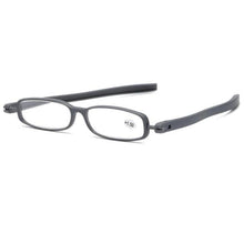 Load image into Gallery viewer, Mini Design Reading Glasses For Men Women Rotating Small Oval Presbyopia Eyewear Portable Unisex Reader Eyeglasses Mini Compact Slim Reading Glasses Lightweight Portable Readers