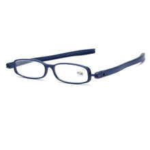 Load image into Gallery viewer, Mini Design Reading Glasses For Men Women Rotating Small Oval Presbyopia Eyewear Portable Unisex Reader Eyeglasses Mini Compact Slim Reading Glasses Lightweight Portable Readers