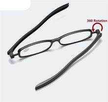 Load image into Gallery viewer, Mini Design Reading Glasses For Men Women Rotating Small Oval Presbyopia Eyewear Portable Unisex Reader Eyeglasses Mini Compact Slim Reading Glasses Lightweight Portable Readers