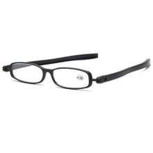 Load image into Gallery viewer, Mini Design Reading Glasses For Men Women Rotating Small Oval Presbyopia Eyewear Portable Unisex Reader Eyeglasses Mini Compact Slim Reading Glasses Lightweight Portable Readers