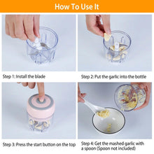 Load image into Gallery viewer, Mini Electric Cordless Garlic Chopper