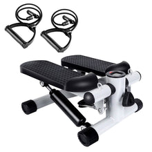 Load image into Gallery viewer, Mini Fitness Stepper with 2 Resistance Bands LCD Monitor