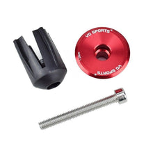 Load image into Gallery viewer, Mini Lightweight Lock Mountain Bicycle Grip Handlebar End Cap Handle Bar Grips End Plugs Mountain Bike Road Bicycle One Pair Bike Handlebar End Plugs Aluminum Alloy Expansion Handlebar Grips Cap