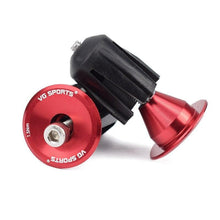 Load image into Gallery viewer, Mini Lightweight Lock Mountain Bicycle Grip Handlebar End Cap Handle Bar Grips End Plugs Mountain Bike Road Bicycle One Pair Bike Handlebar End Plugs Aluminum Alloy Expansion Handlebar Grips Cap