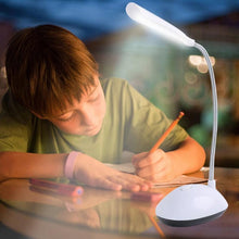Load image into Gallery viewer, Mini Portable LED Table Light Foldable Student Book Reading Study Desk Lamp Eye Protection Battery Bedroom Office Bright Light Decorative Table Lamp Cute Study Lamps for Bedroom Décor