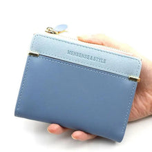 Load image into Gallery viewer, Mini PU Leather Women Elegant Purse Wallet Simple Design Lightweight Portable Small Female Wallet