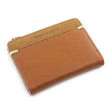 Load image into Gallery viewer, Mini PU Leather Women Elegant Purse Wallet Simple Design Lightweight Portable Small Female Wallet