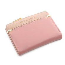 Load image into Gallery viewer, Mini PU Leather Women Elegant Purse Wallet Simple Design Lightweight Portable Small Female Wallet